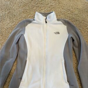 The North Face Women's White and Gray Ski Jacket